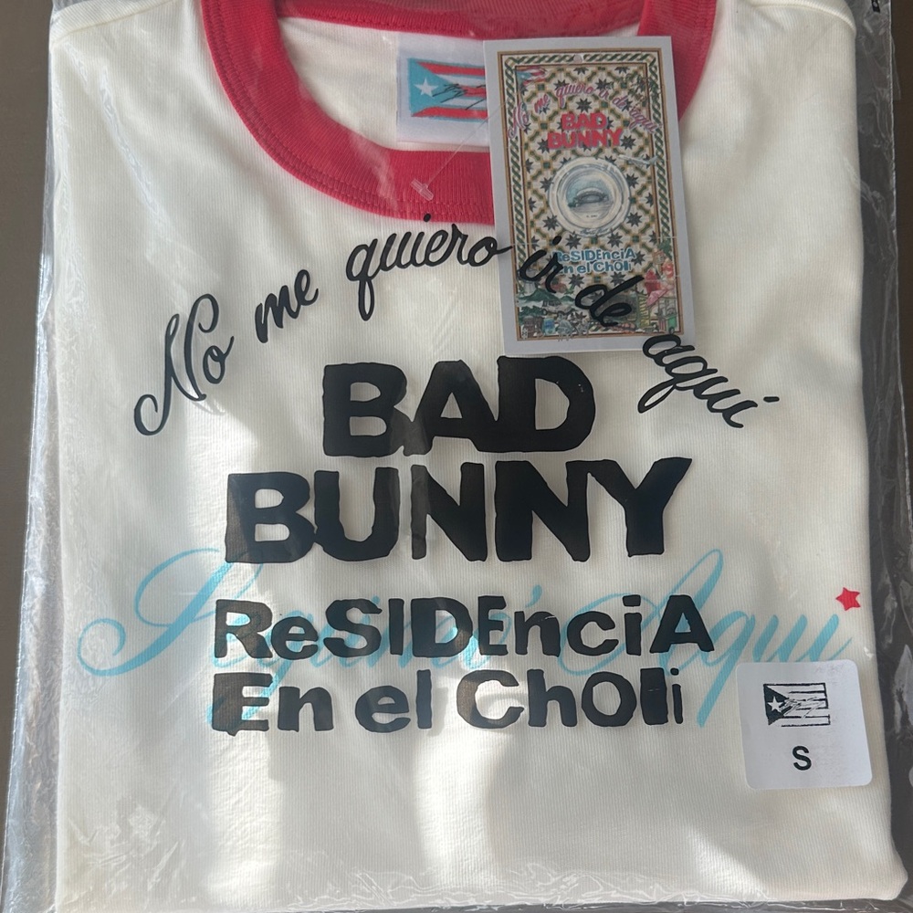 Bad bunny official merch dtmf PR tour no me quiero ir de aquí